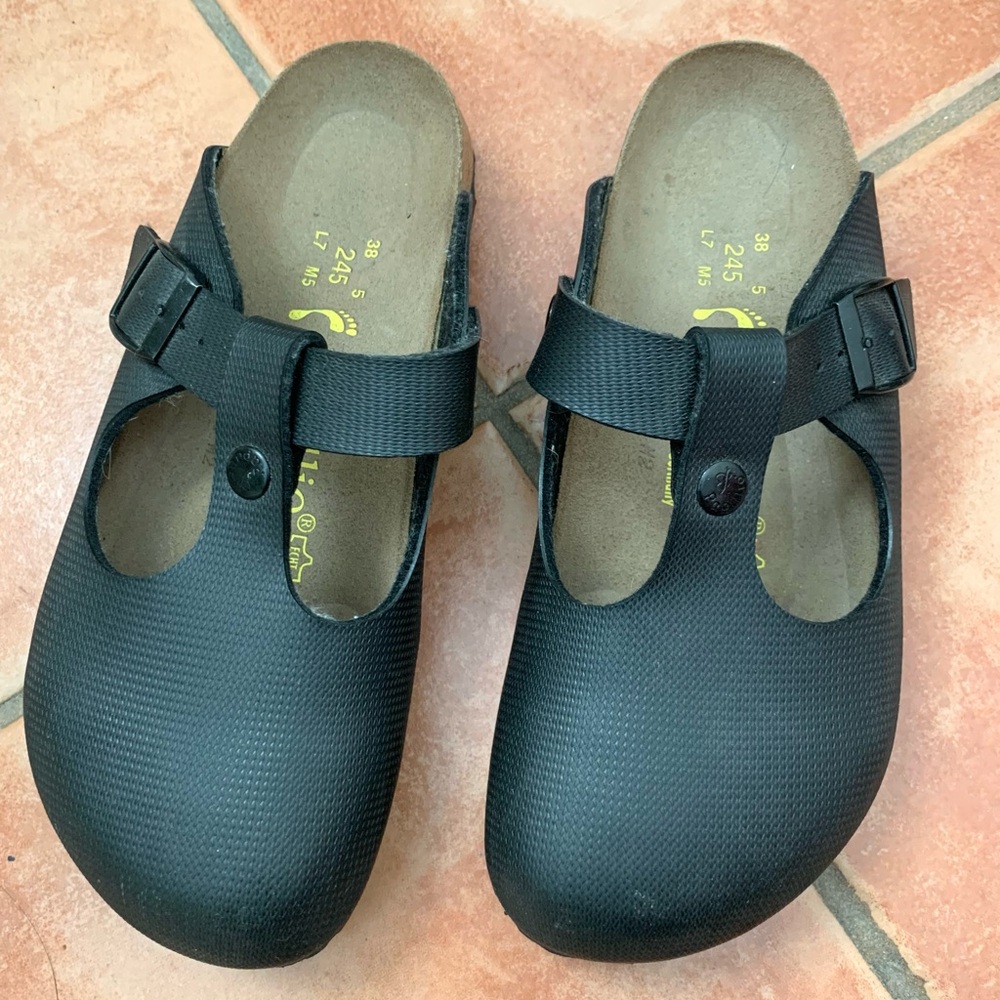 Birkenstock Papillio Mules Slides Shoes size 38 8 Made in Germany